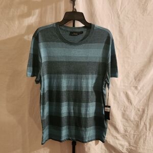 Marc Anthony Blue Striped Men's Shirt. Large.  NWT